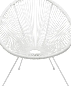 Acapulco Bord med Stol - Vit - KARE Design