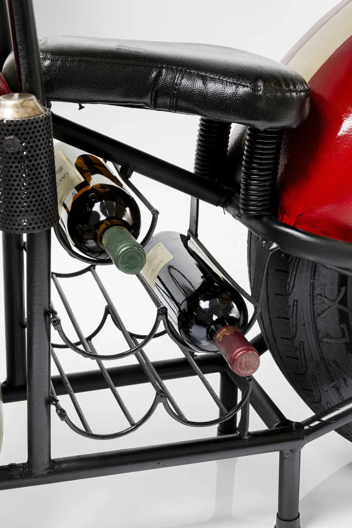 Bar Motorbike - Vintage Röd, 210x98cm - KARE Design