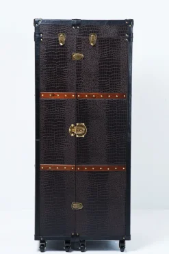 Barskåp Globetrotter - Svartbrun, 154cm - KARE Design