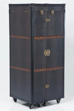 Barskåp Globetrotter - Svartbrun, 154cm - KARE Design