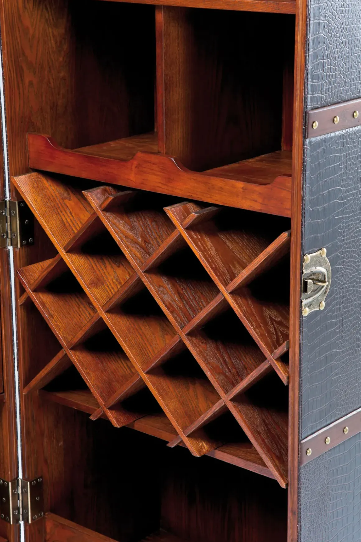 Barskåp Globetrotter - Svartbrun, 154cm - KARE Design