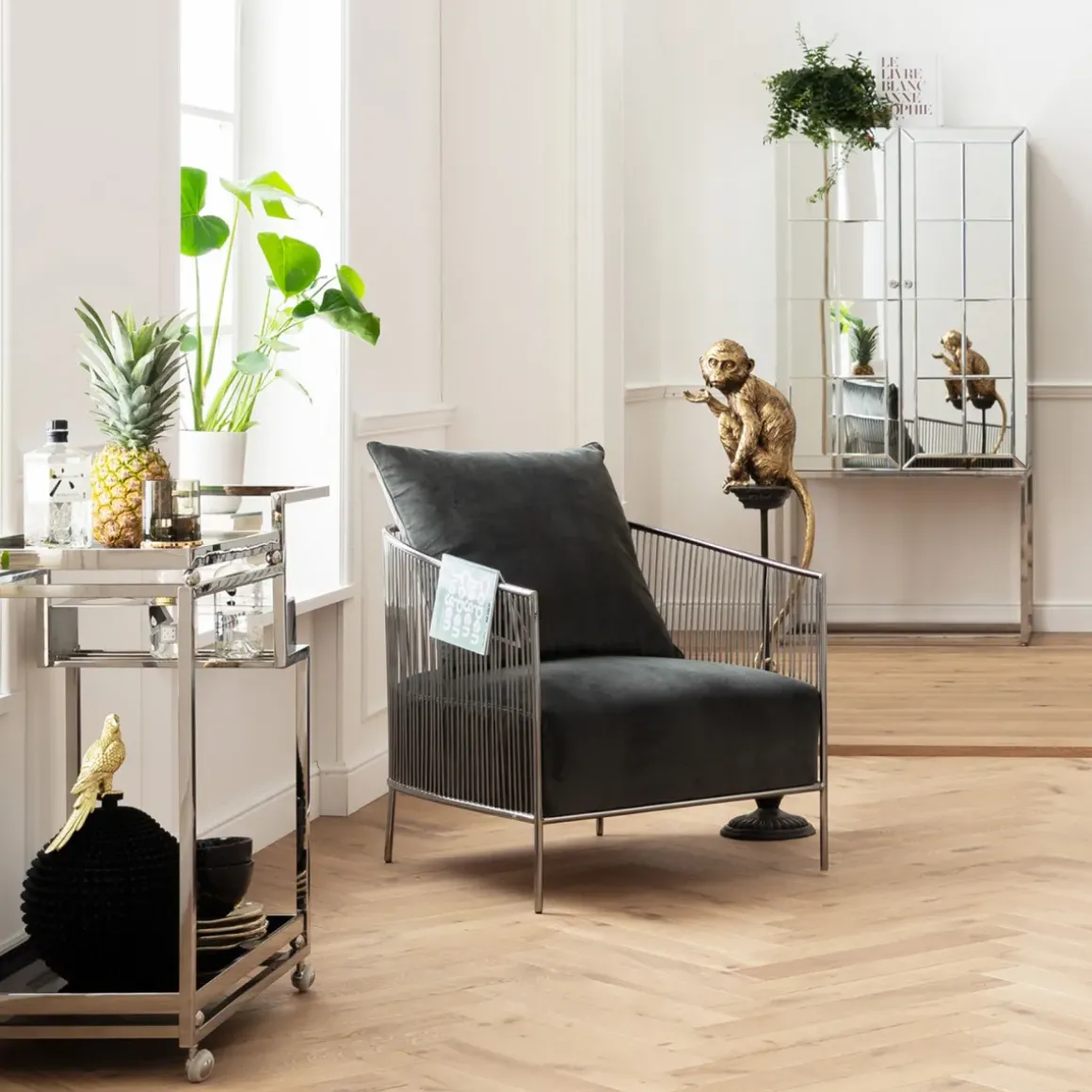 Barskåp Luxury - Spegelglas - KARE Design