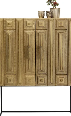Barskåp Marrakesh - Matt Guldfinish/Svart - KARE Design