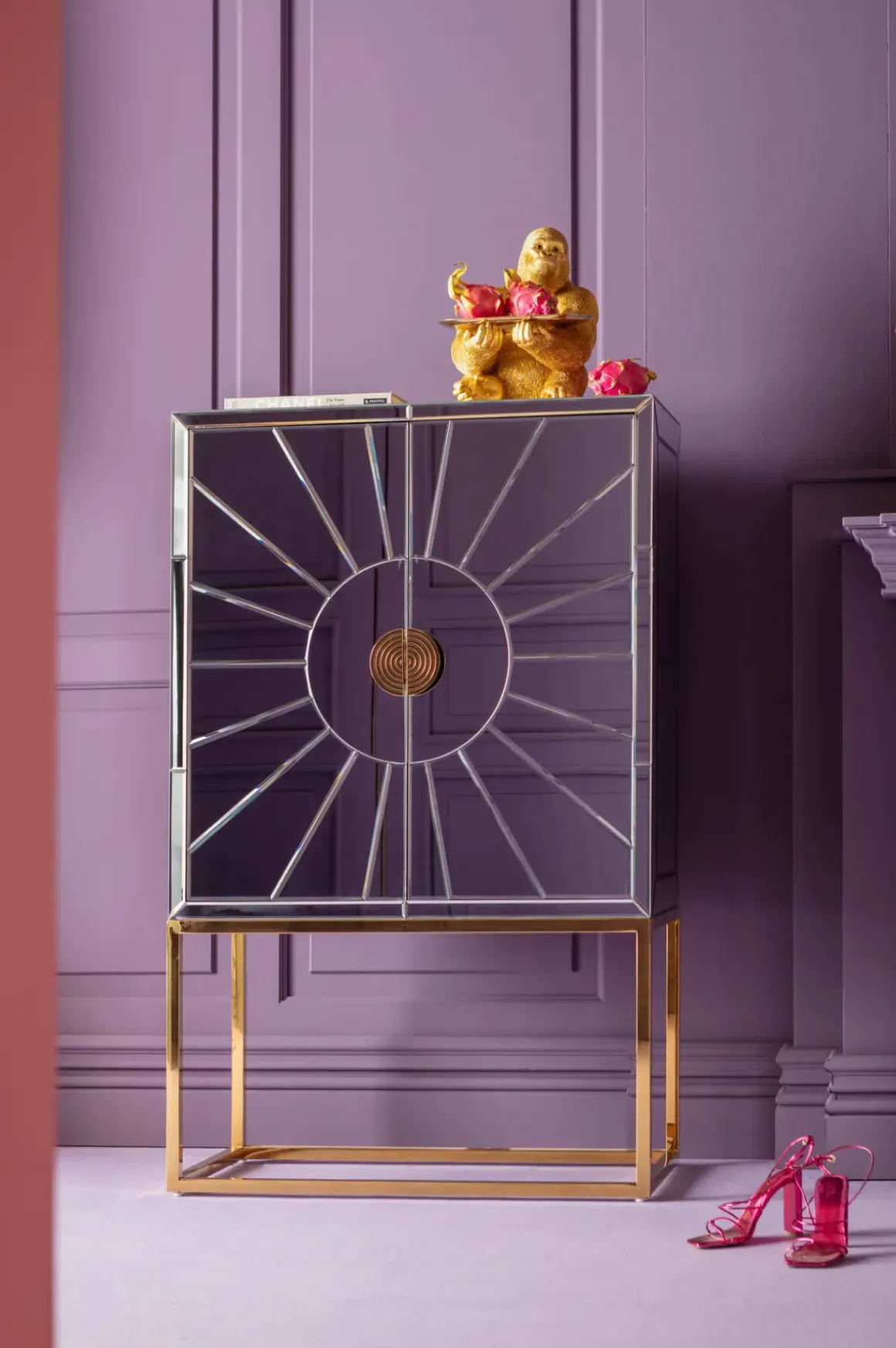 Barskåp Queen - Spegelglas - KARE Design