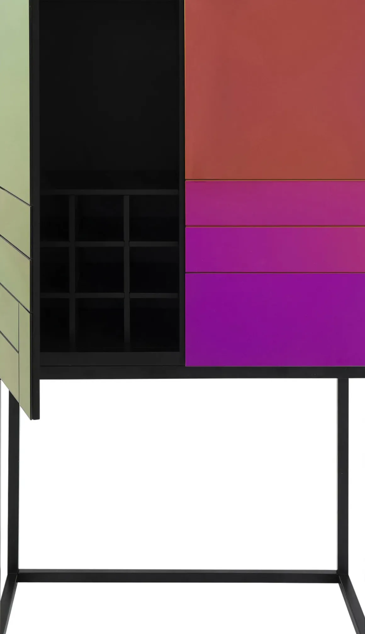 Barskåp Sophisticated - Flerfärgad, 150cm - KARE Design
