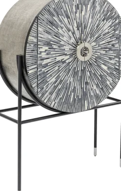 Barskåp Zoom - Svart, Grå, Vit, 160x100cm - KARE Design