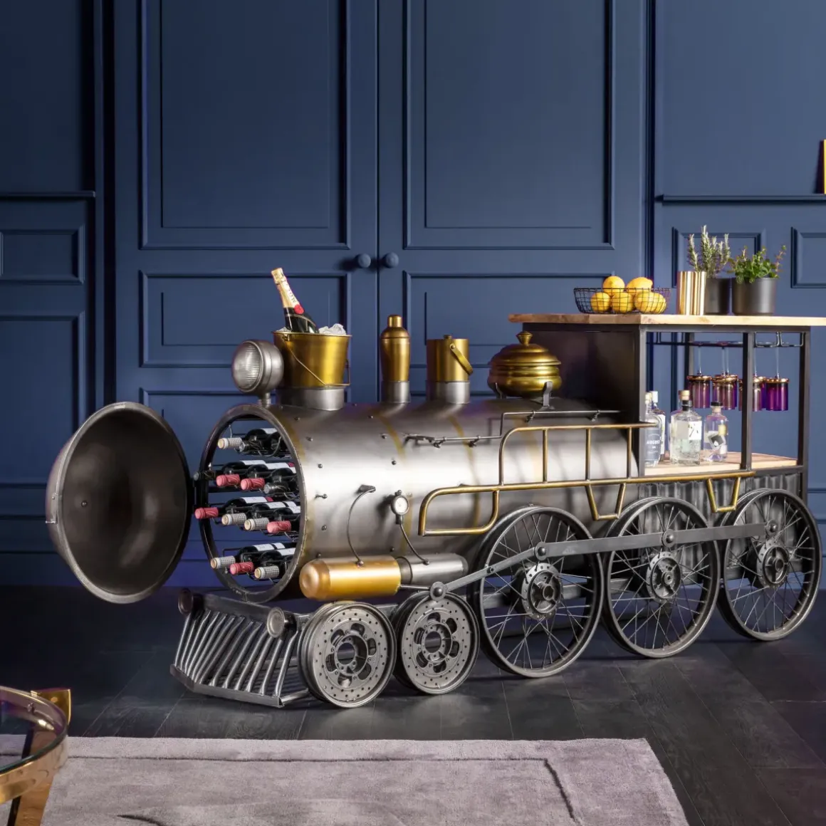 Bar Steamlock - Ånglok, 225cm - KARE Design