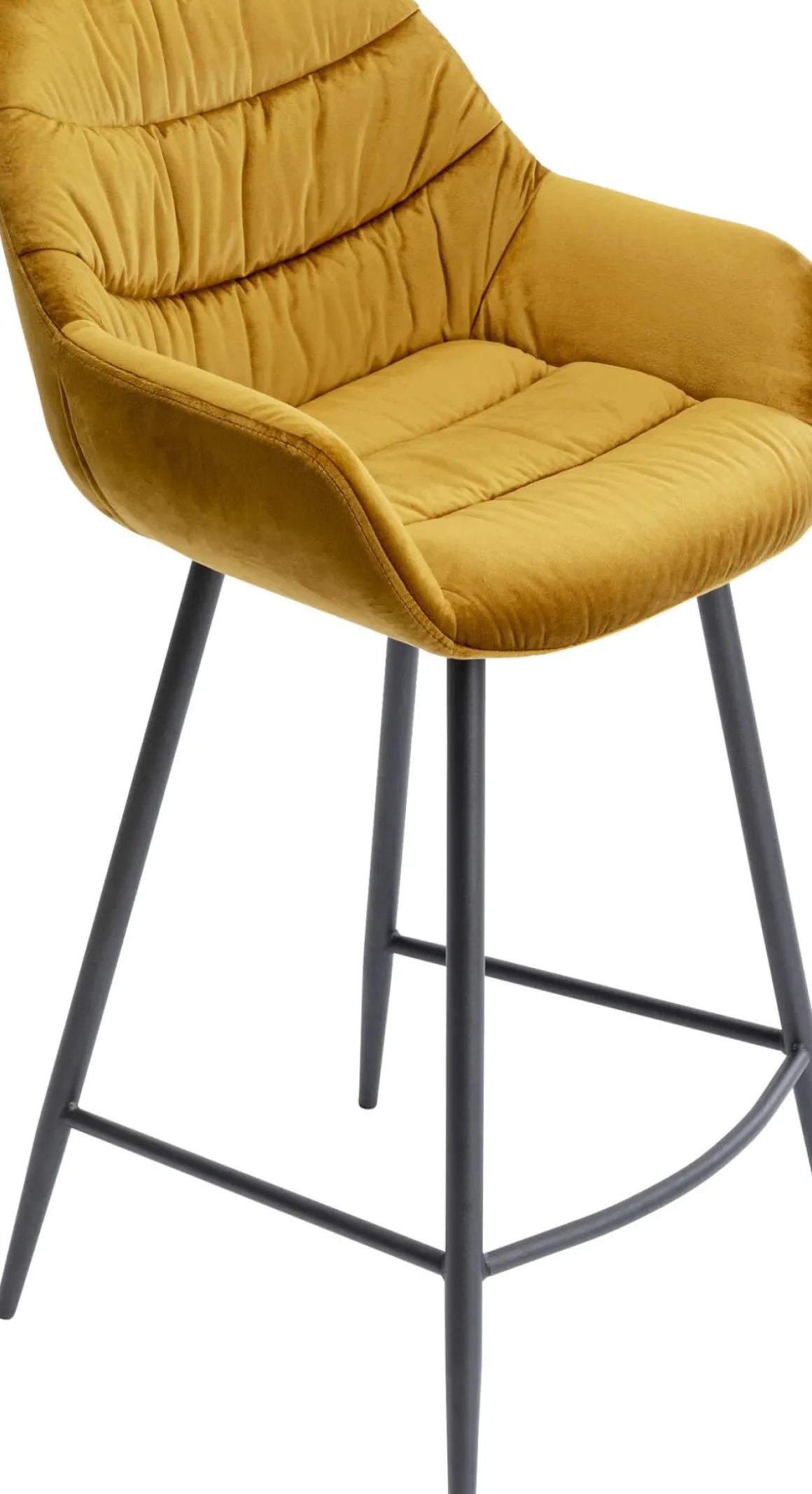 Barstol Bristol - Gul, 69cm - KARE Design