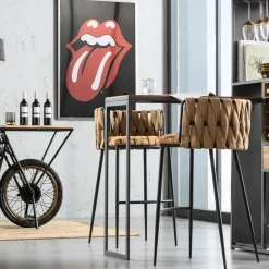 Barstol Cheerio - Ljus Brun/ Havregul - KARE Design