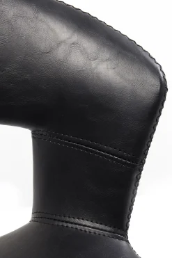 Barstol Reunion - Svart Konstläder - KARE Design