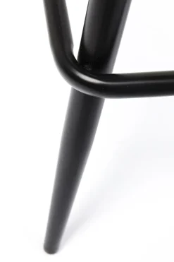 Barstol Reunion - Svart Konstläder - KARE Design