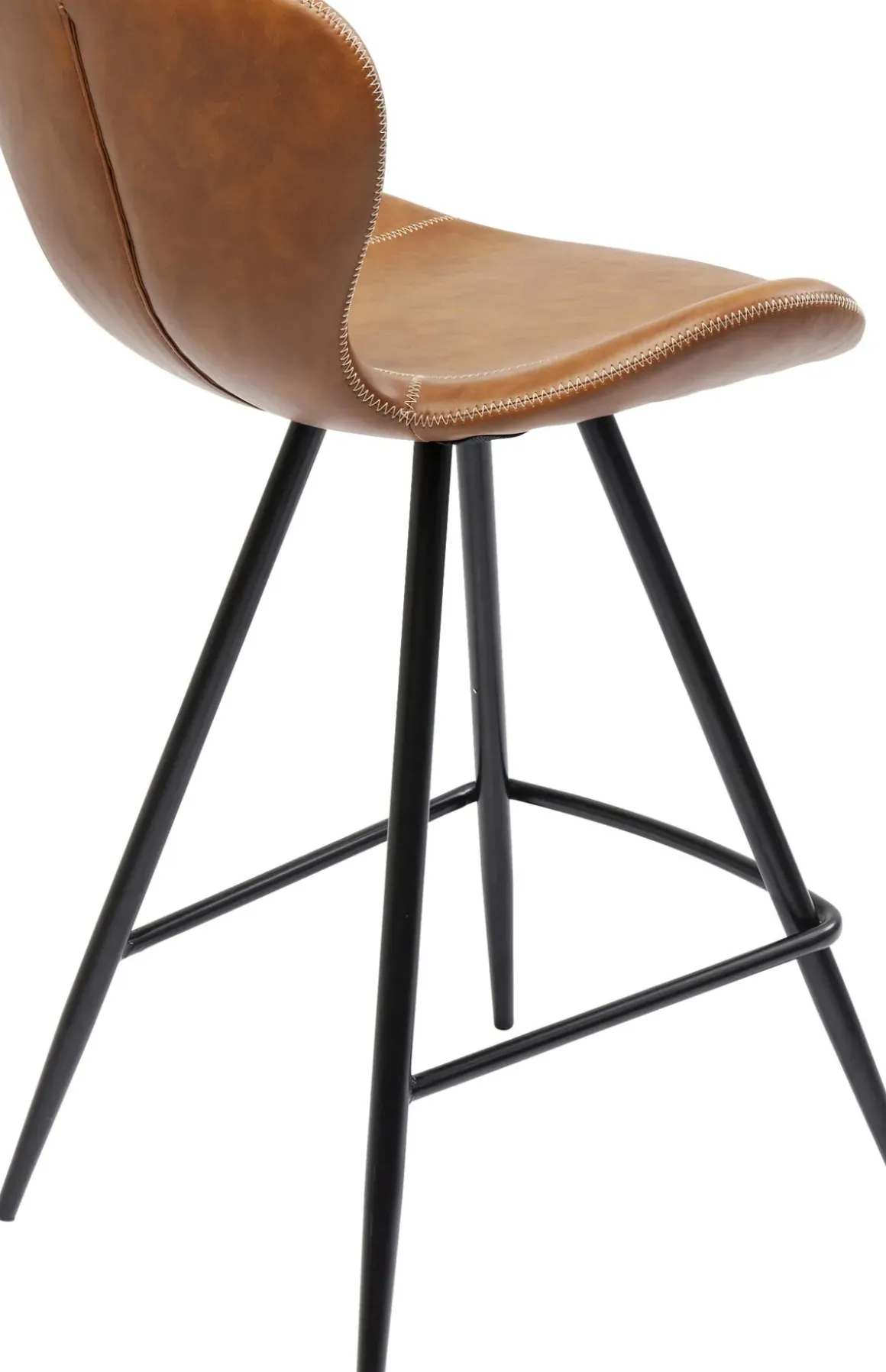 Barstol Rusty - Konjaksfärgad Konstläder - KARE Design