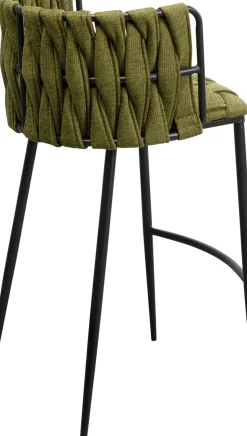 Barstol Saluti - Mörkgrön, 77cm - KARE Design