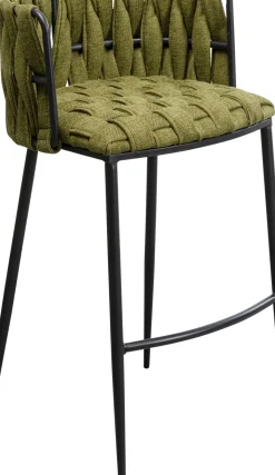Barstol Saluti - Mörkgrön, 77cm - KARE Design
