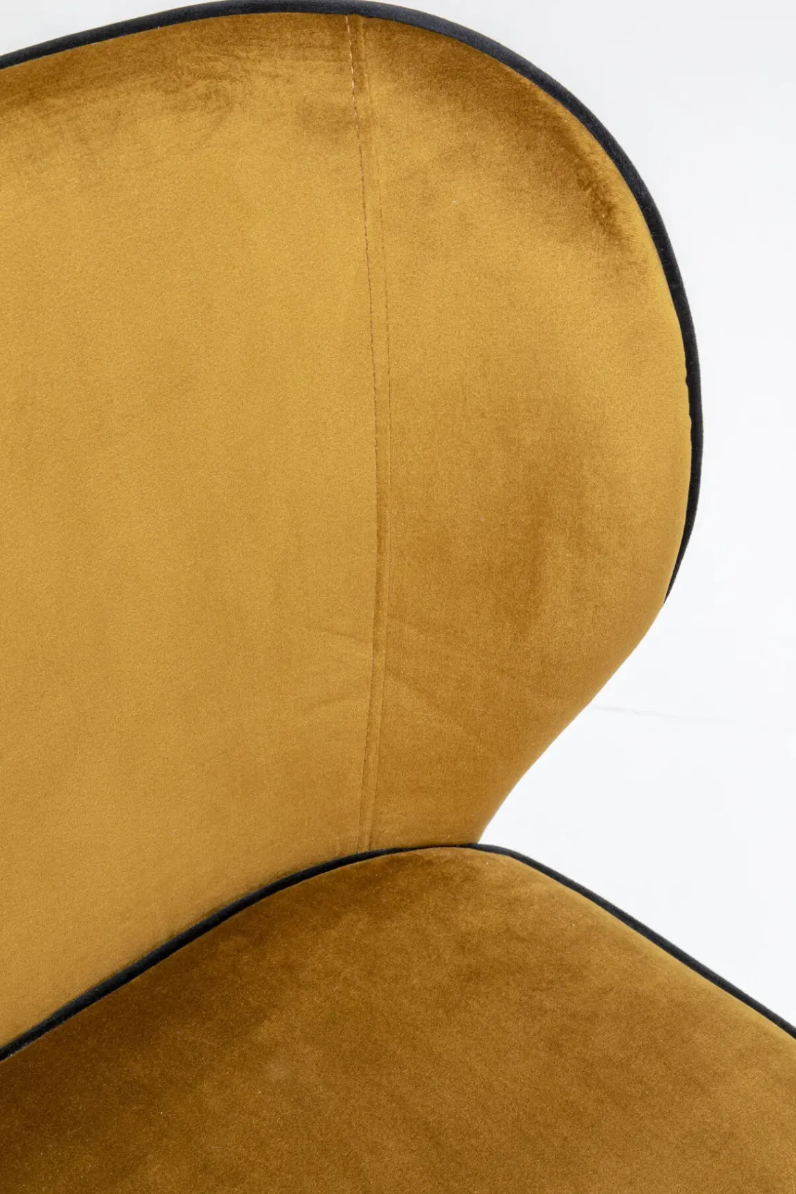 Barstol Stavanger - Brunguld Sammet/Svart - KARE Design