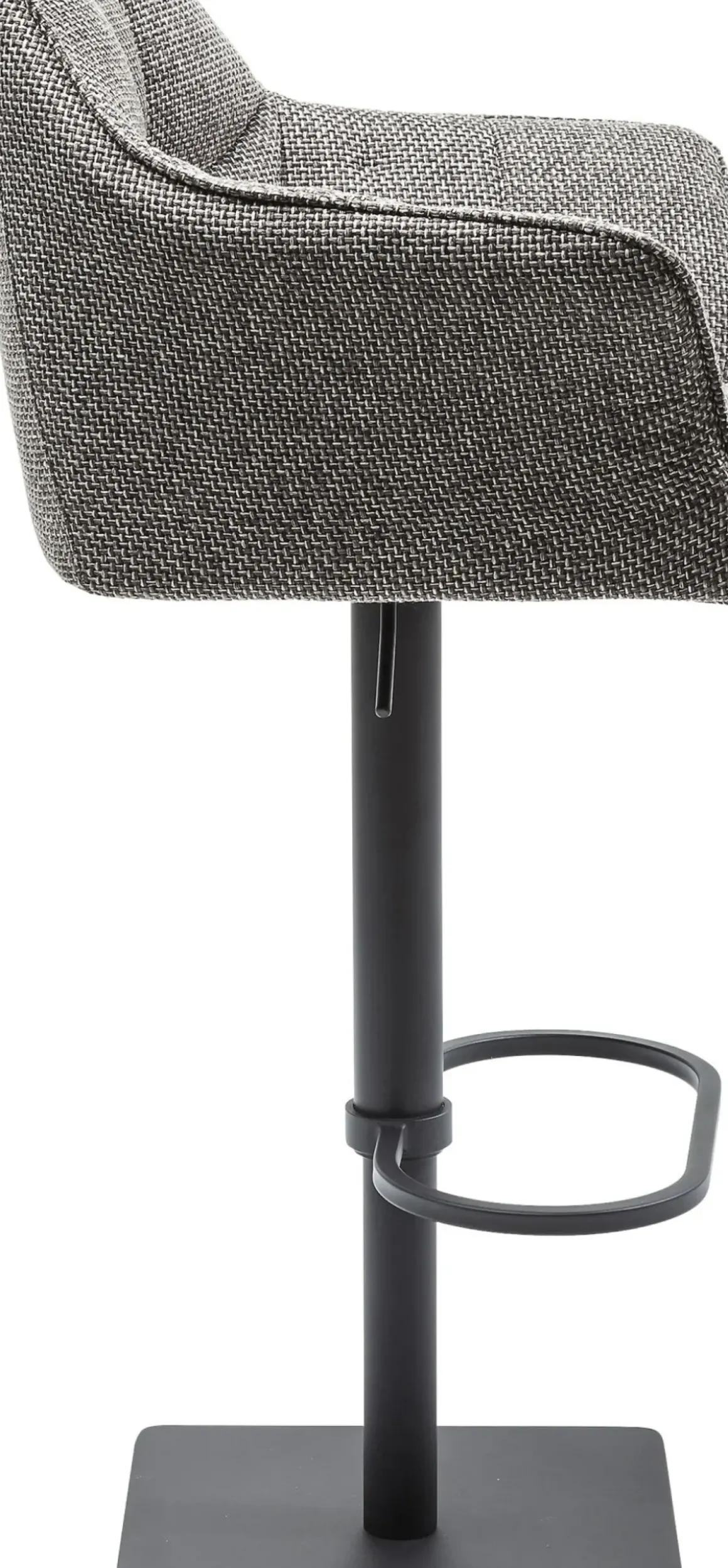 Barstol Thinktank på Pelarfot - Grå/Svart - KARE Design