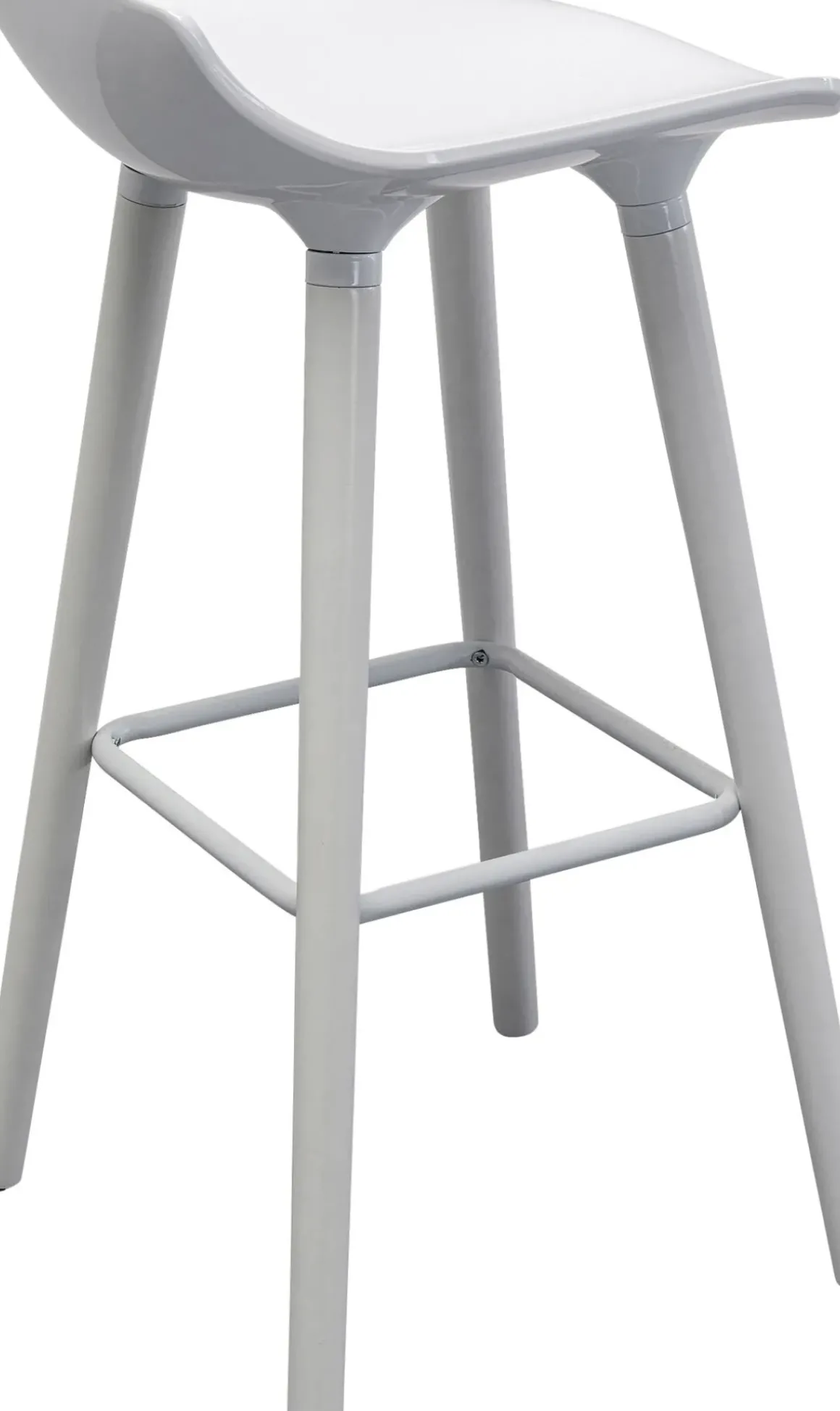 Barstol York - Vit, 75cm - KARE Design