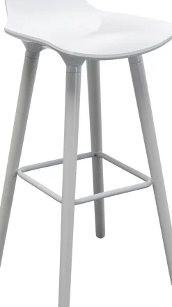 Barstol York - Vit, 75cm - KARE Design