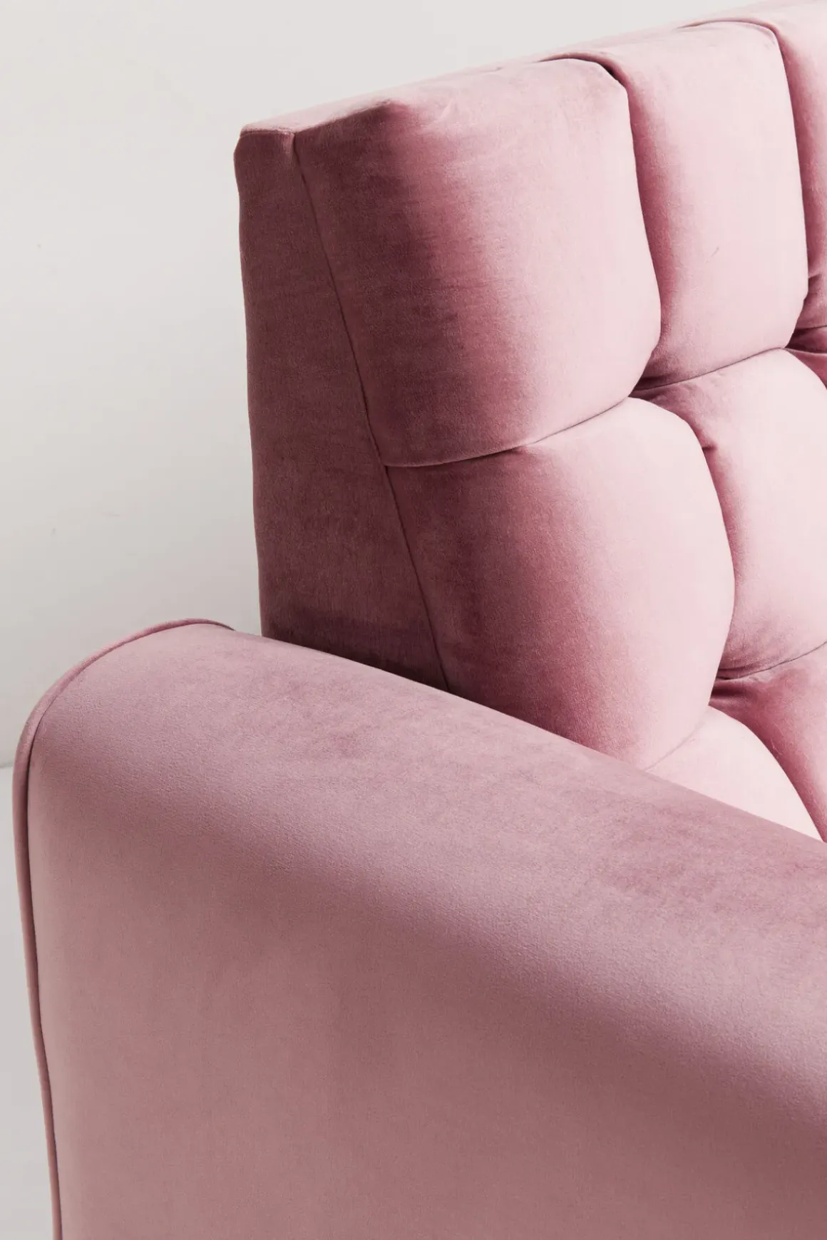 Bäddsoffa Milchbar - Mauve Sammet, 230cm - KARE Design