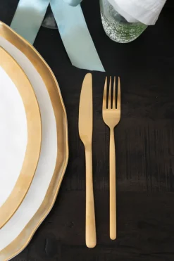 Bestick Gloria Matt Guld (16-part) - KARE Design
