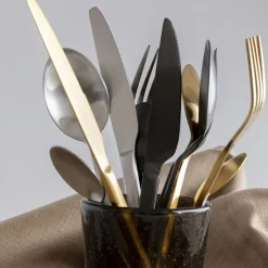 Bestick Gloria Matt Silver (16-part) - KARE Design
