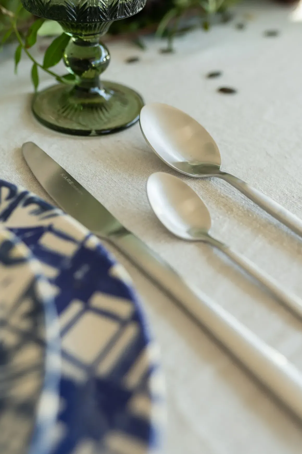 Bestick Gloria Matt Silver (16-part) - KARE Design