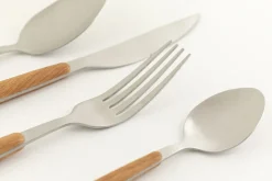 Bestick Paris - Natur/Silver, Matt, (16/del) - KARE Design