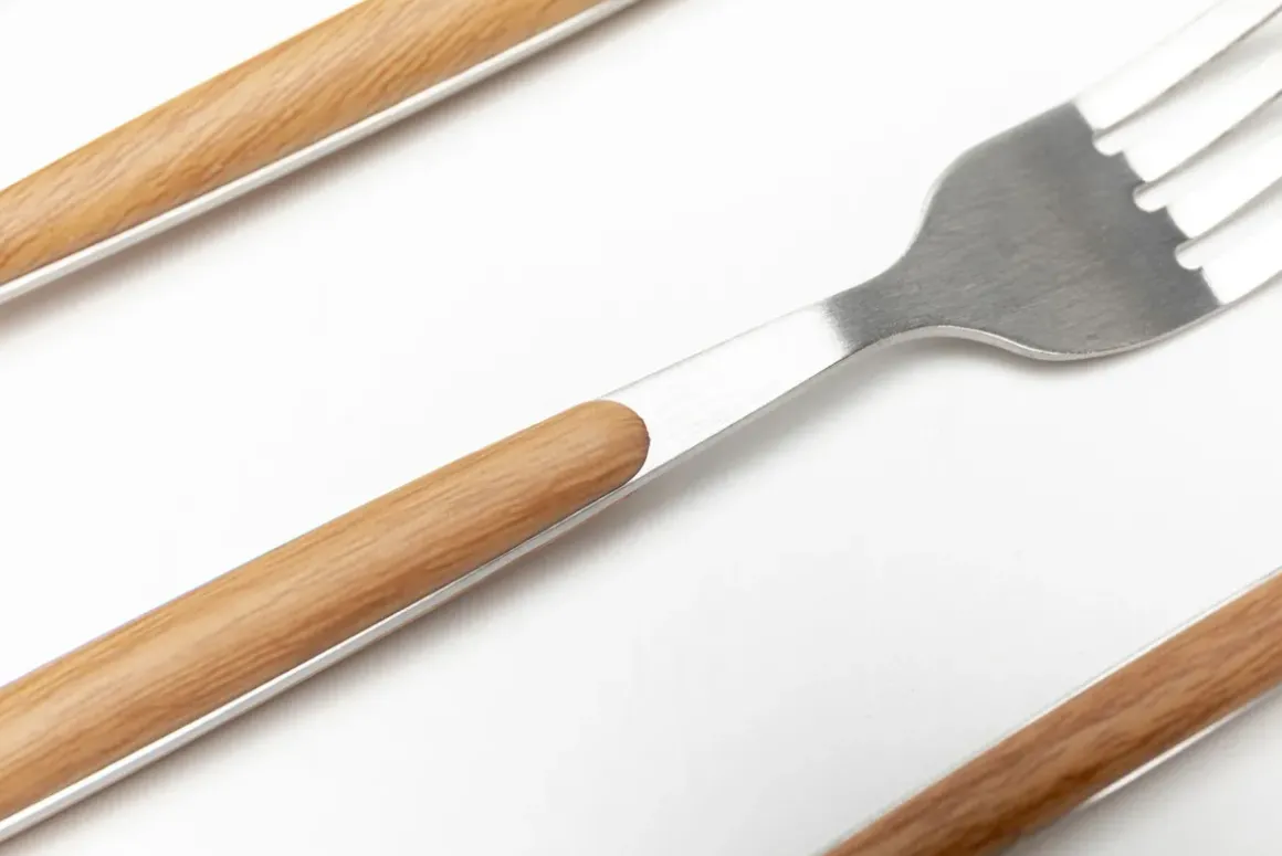 Bestick Paris - Natur/Silver, Matt, (16/del) - KARE Design