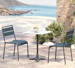Bistro cafébord Kaffeehaus - Vitt, 60x60 - KARE Design