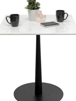 Bistro Capri Trädgård Cafébord - Vit, 70x70cm - KARE Design