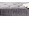 Bänk Lofty - Grå Sammet /Svarta ben, 103cm - KARE Design