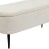 Bänk Rico - Förvaring, Vit, 109cm - KARE Design