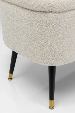 Bänk Rico - Förvaring, Vit, 109cm - KARE Design