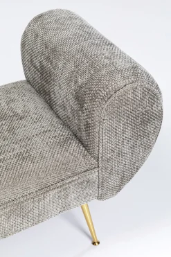 Bänk Trono - Grå, 100cm - KARE Design