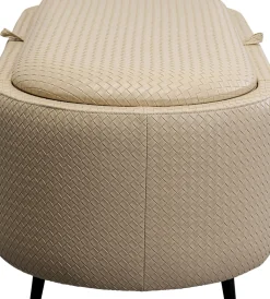 Bänk Venezia Storage - Flätad Beige 100cm - KARE Design