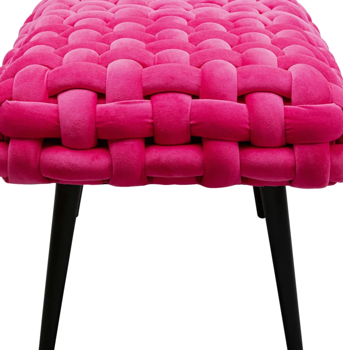 Bänk Weave - Pink, 66cm - KARE Design