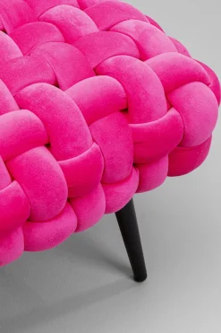 Bänk Weave - Pink, 66cm - KARE Design