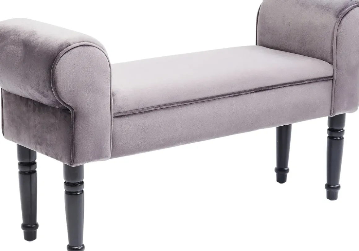 Bänk Wing - Grå Sammet - KARE Design