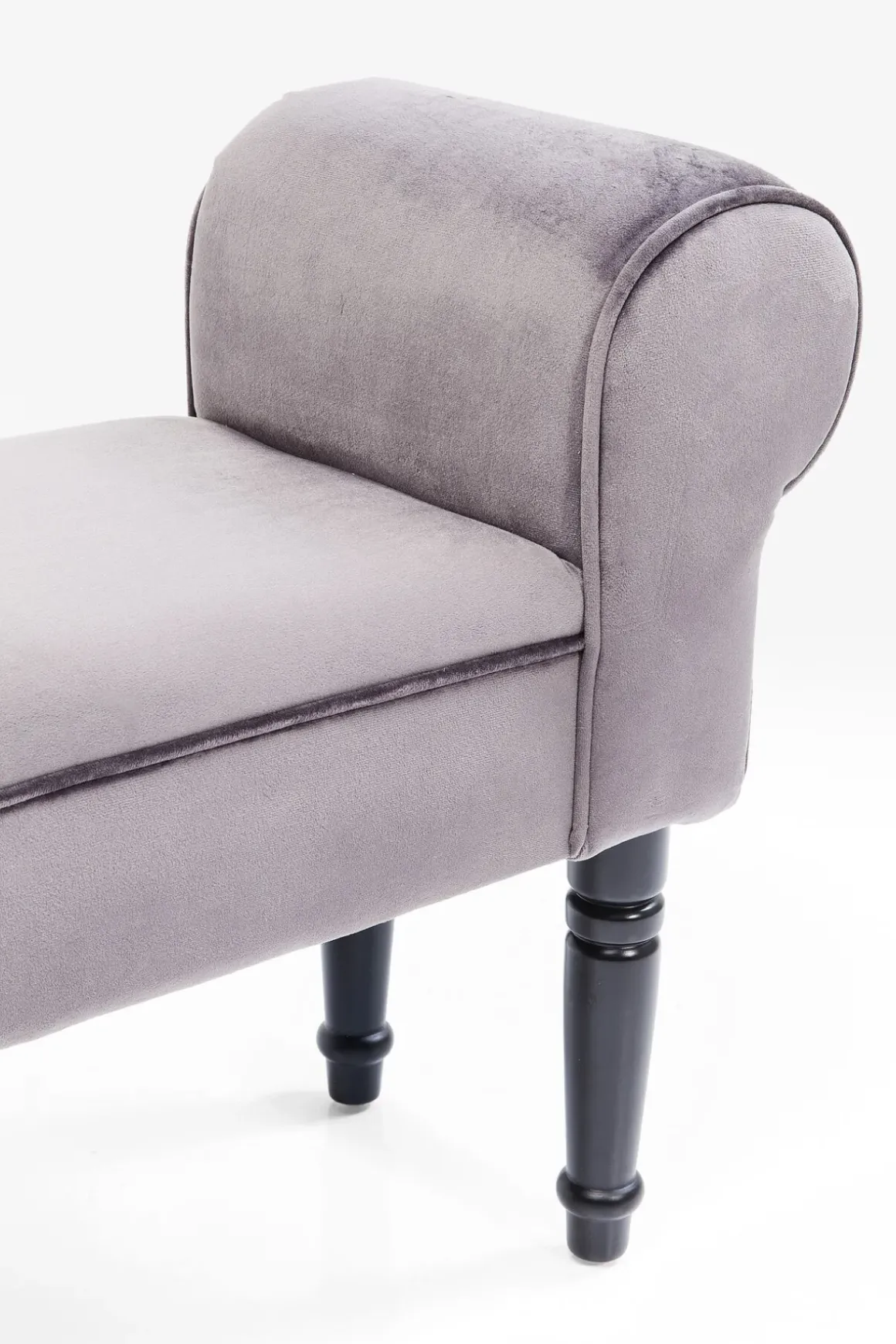 Bänk Wing - Grå Sammet - KARE Design