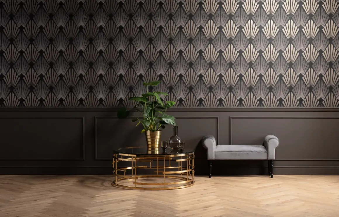 Bänk Wing - Grå Sammet - KARE Design