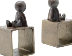 Bokstöd Little Guys - Antik finish, 2-set - KARE Design