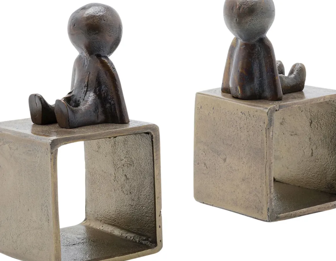 Bokstöd Little Guys - Antik finish, 2-set - KARE Design