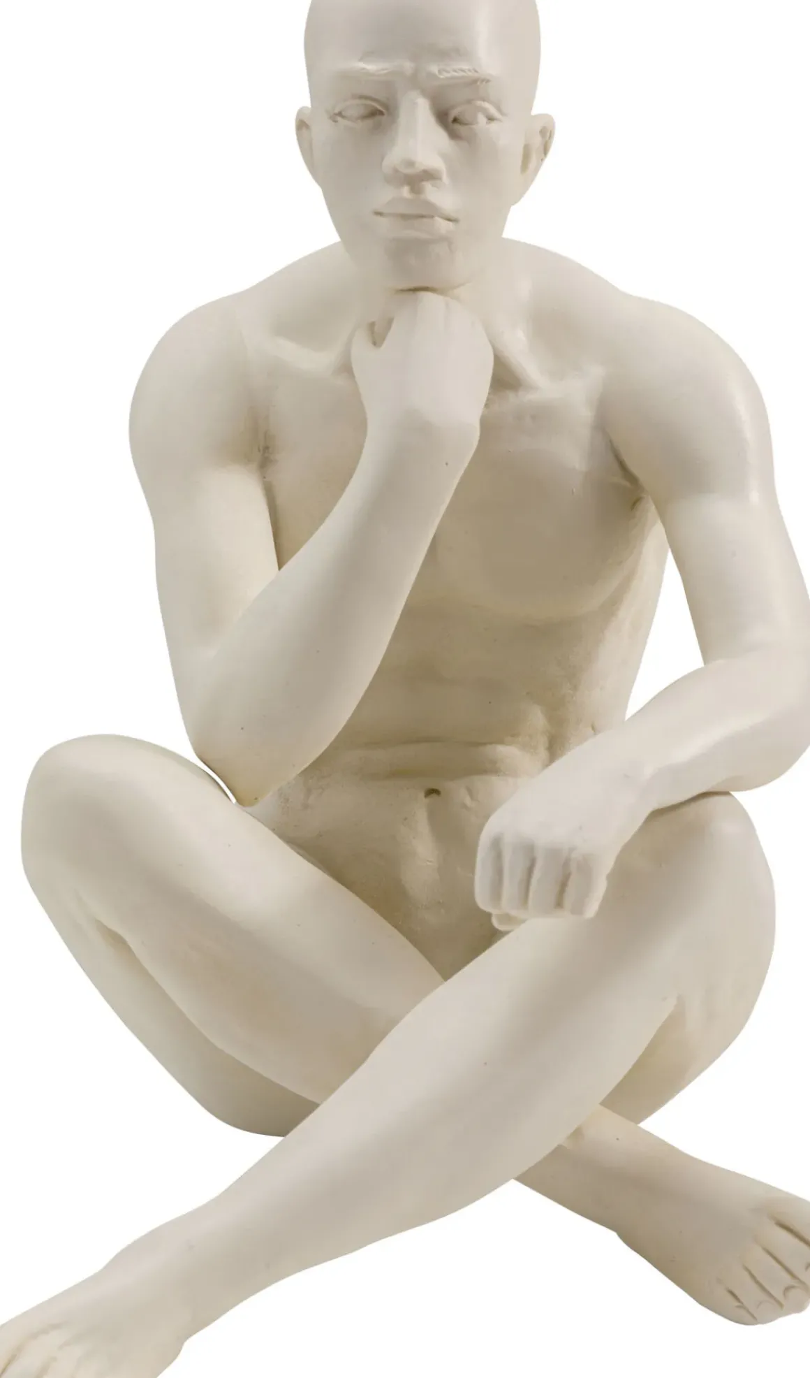 Bokstöd Meditating Man - vit, 2st - KARE Design