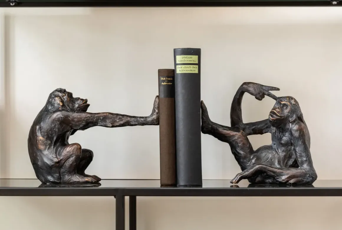 Bokstöd Monkey, 2 st. - KARE Design