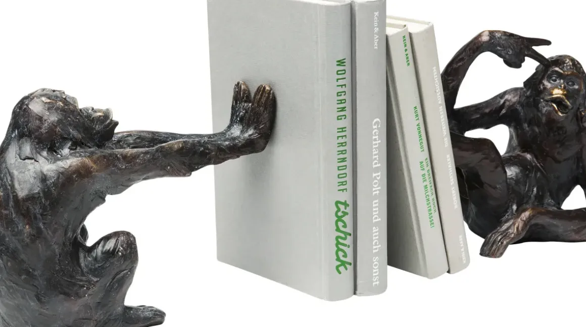 Bokstöd Monkey, 2 st. - KARE Design