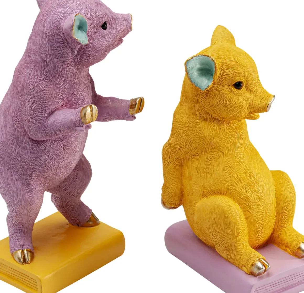 Bokstöd Pig Party (2/Set) - KARE Design