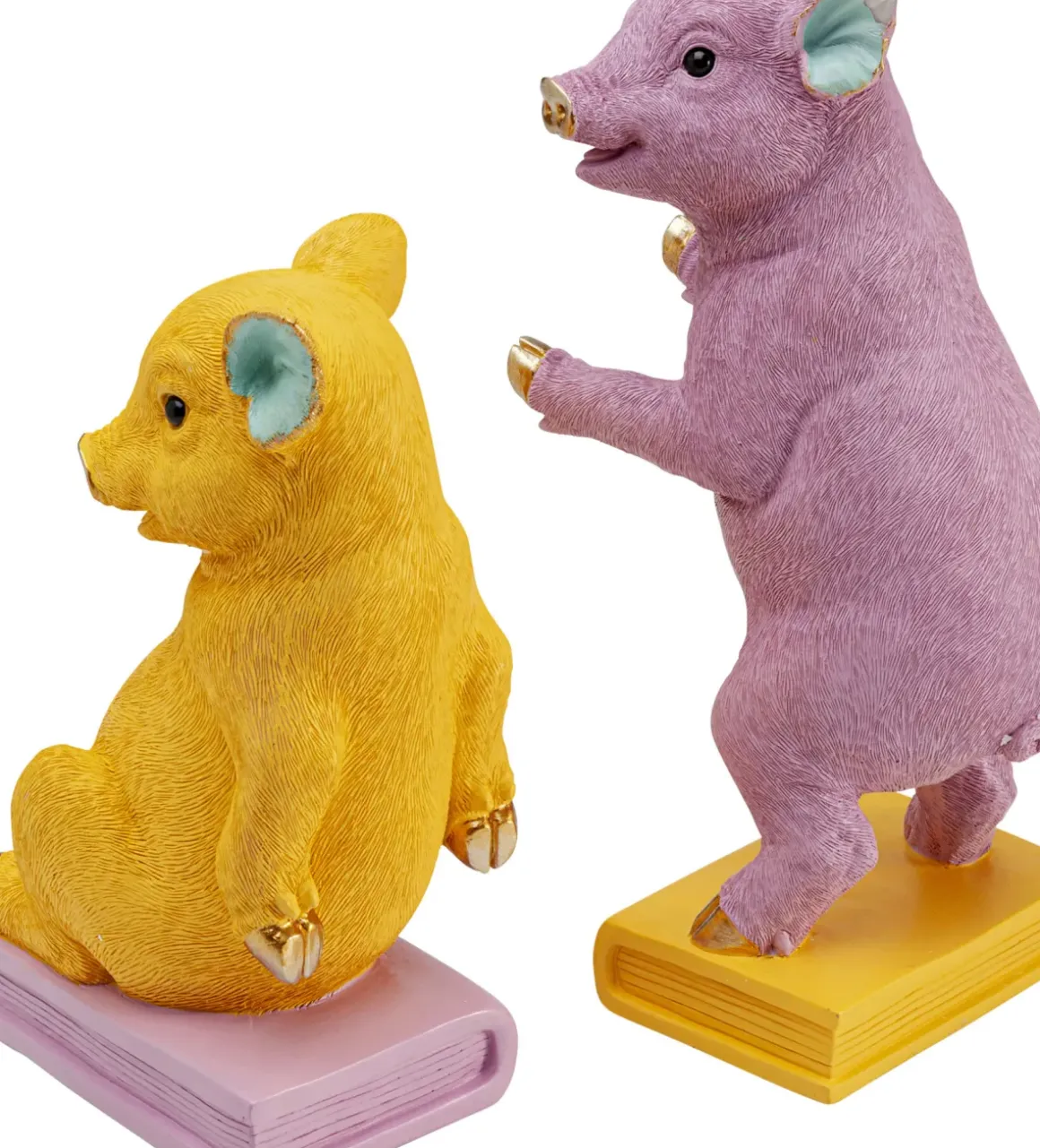 Bokstöd Pig Party (2/Set) - KARE Design