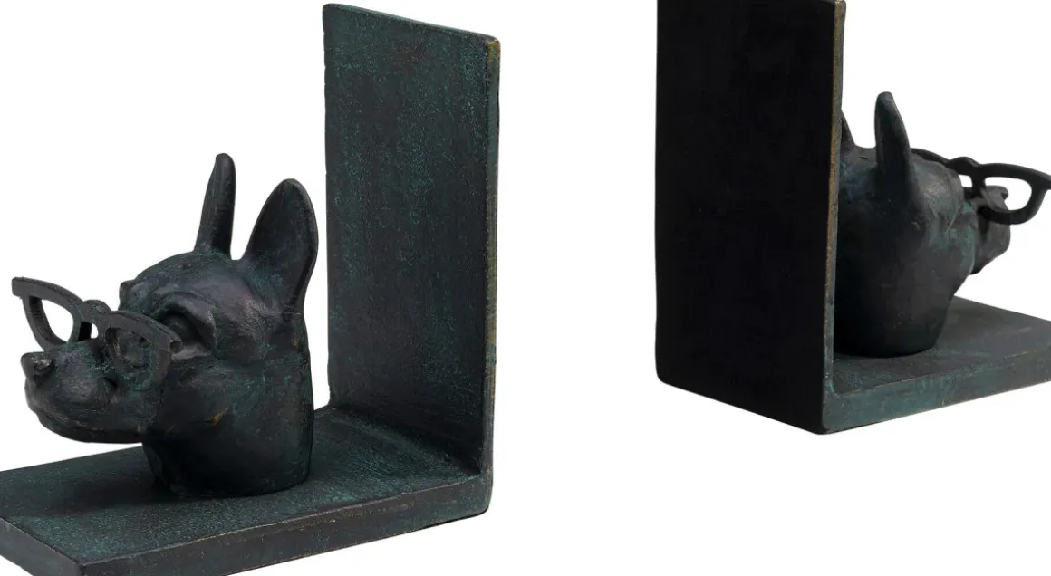 Bokstöd Smart Dogs, 2-set - KARE Design