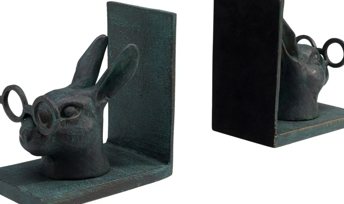 Bokstöd Smart Rabbits, 2-set - KARE Design