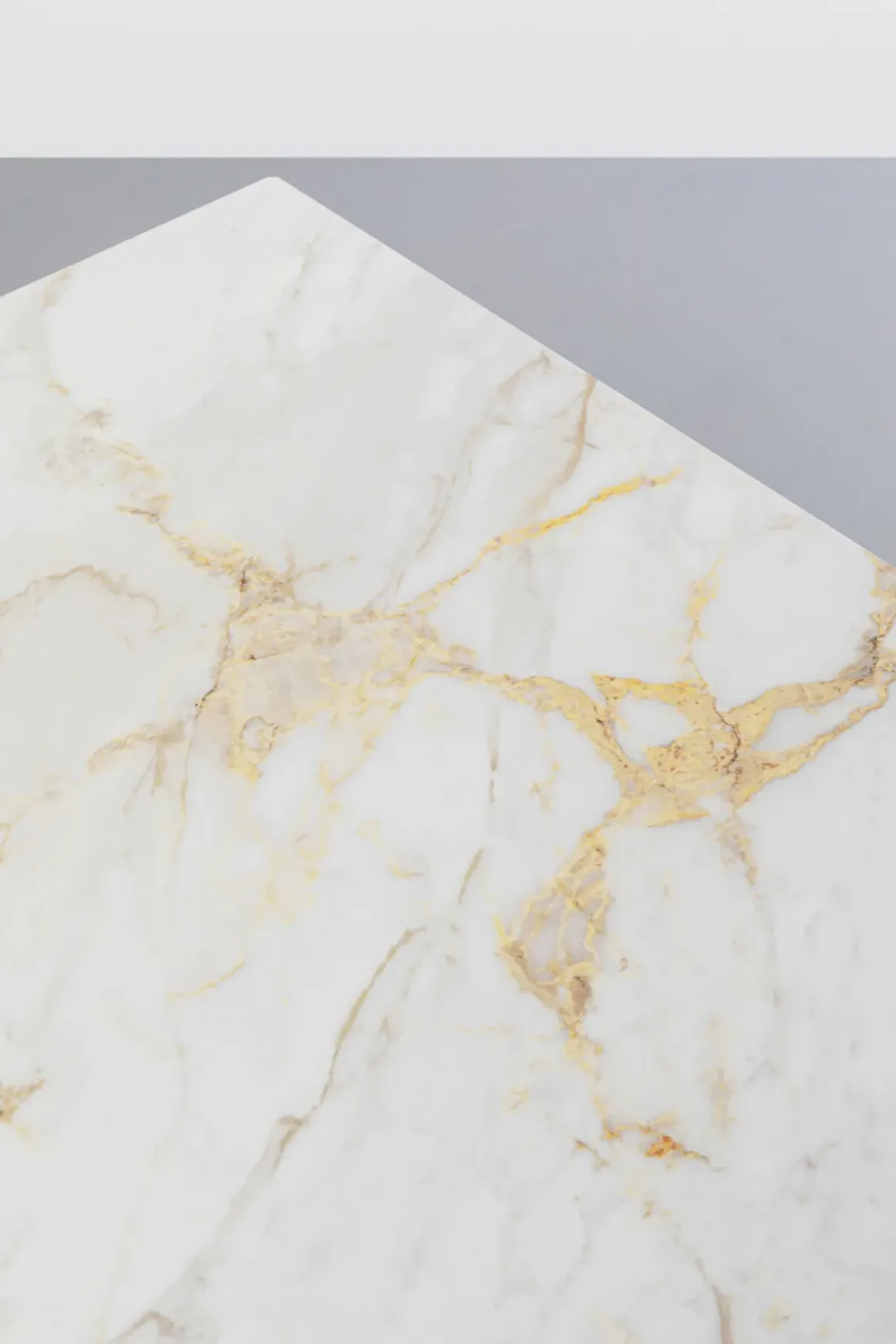 Bord Cross - Keramik/Kryssben Guld, 160x80cm - KARE Design